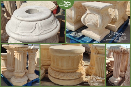 Colonne e Basi in Cemento da Giardino